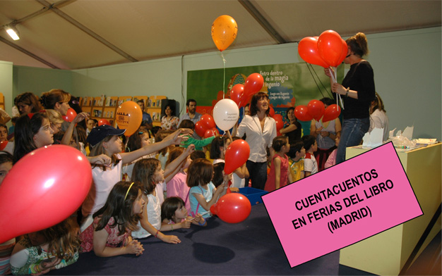 Cuentacuentos en Ferias del Libro (Madrid)